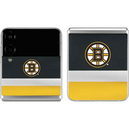 NHL Boston Bruins Jersey Galaxy Z Flip4 5G Skin
